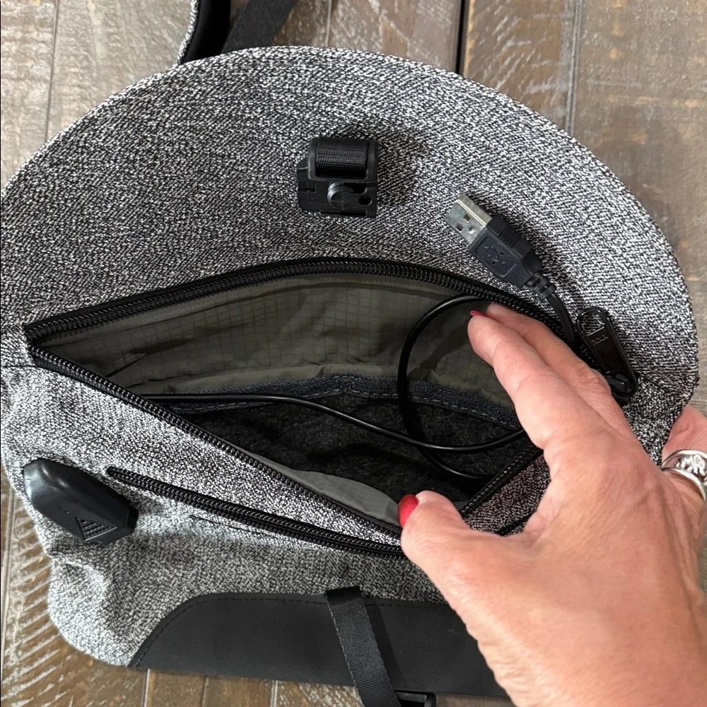 RARE Alpaka Air Sling PRO | Discontinued Cut-Proof Model | USB Port | Gray